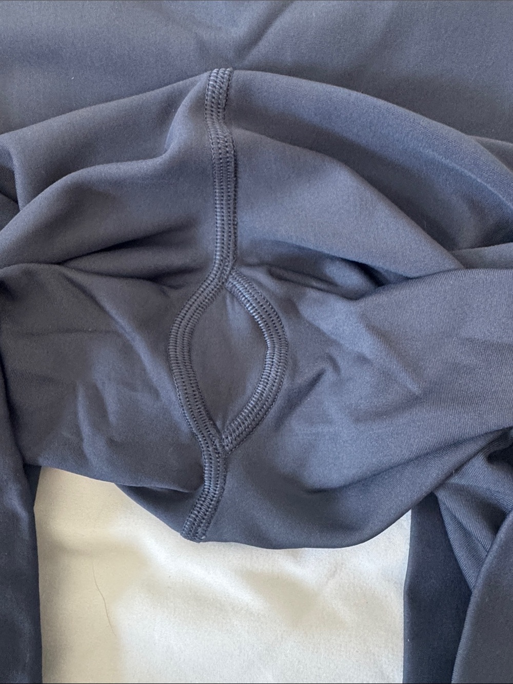 Lululemon Navy Fleece Lined Leggings - Picture 3 of 4